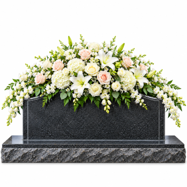 Saddle Flowers | Cemetery Flowers